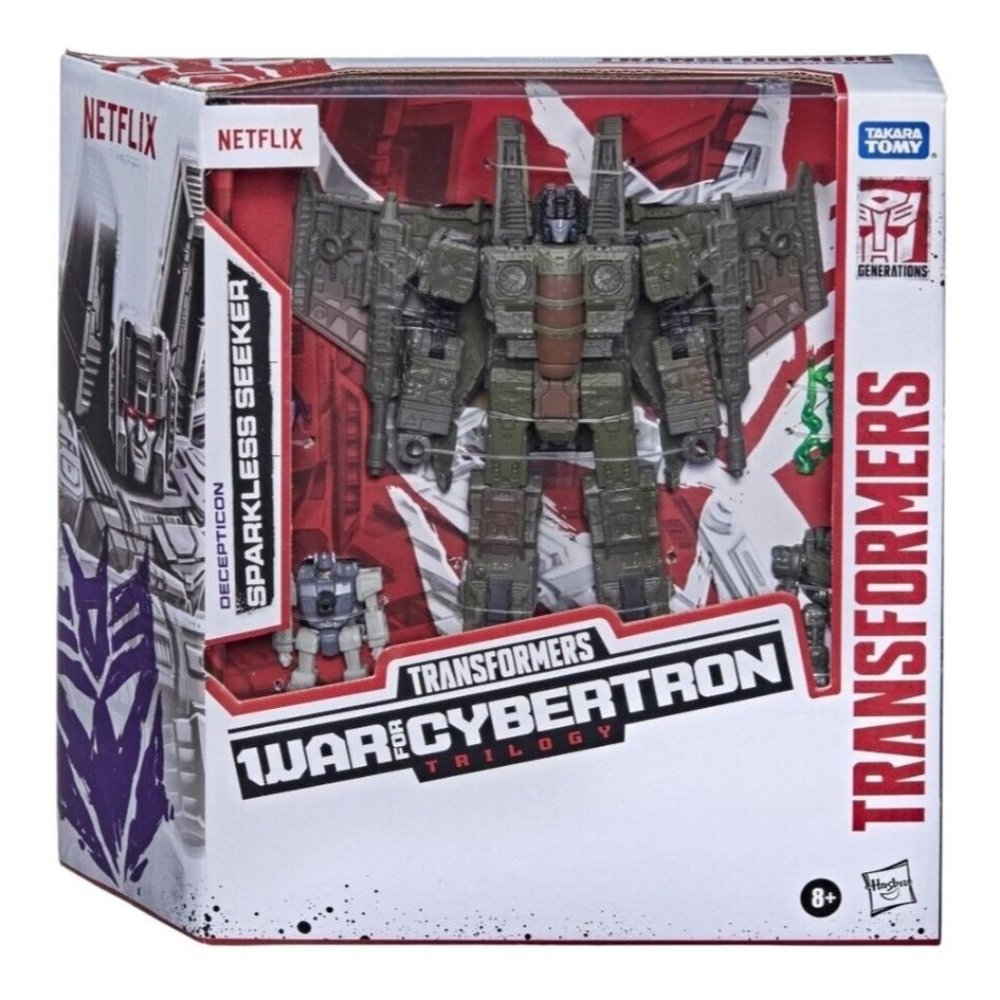 Hasbro Netflix Transformers War for Cybertron Decepticon Sparkless Seeker